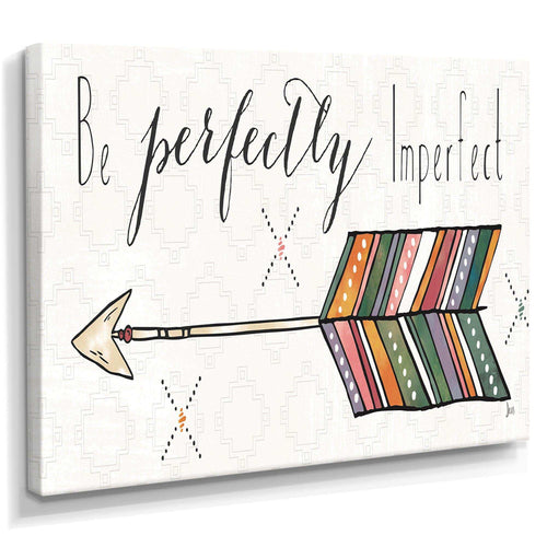 Be perfectly imperfect Boho Arrow I