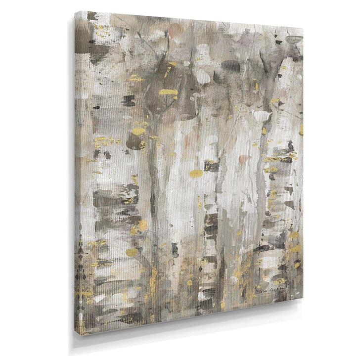 The Modern Grey Forest II - Farmhouse Living Room Wall Decor