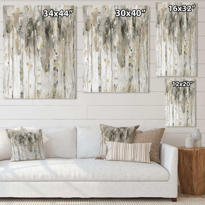 The Modern Grey Forest IV - Farmhouse Wall Art Prints