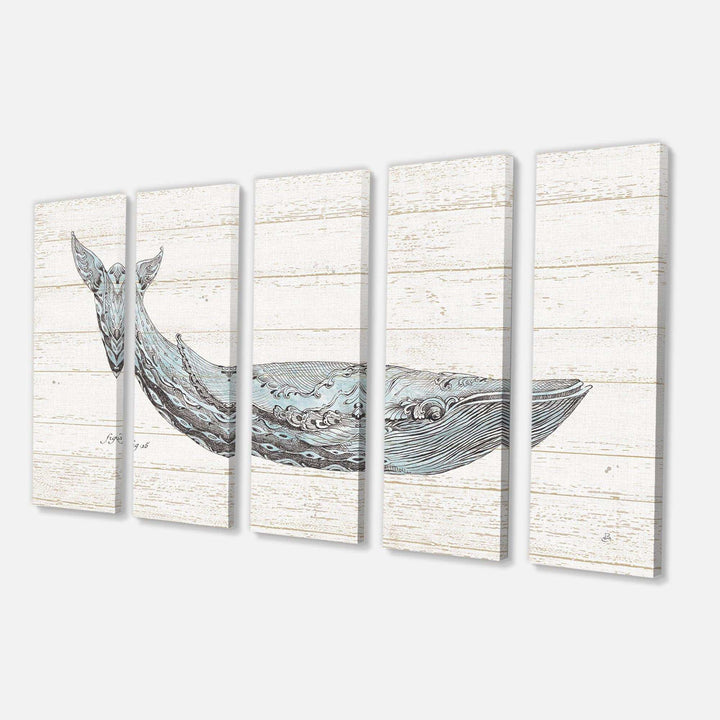 Blue Whale Watercolor Multi-Panels