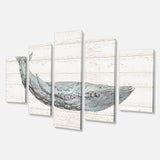 Blue Whale Watercolor Multi-Panels