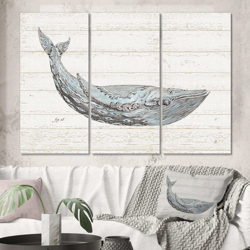 Blue Whale Watercolor Multi-Panels