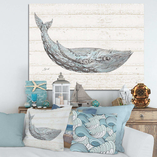 Blue Whale Watercolor