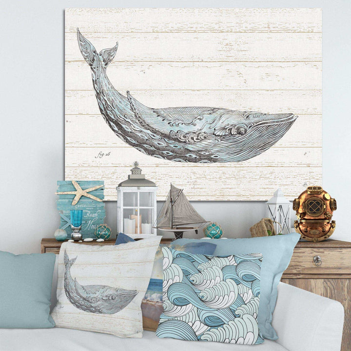 Blue Whale Watercolor
