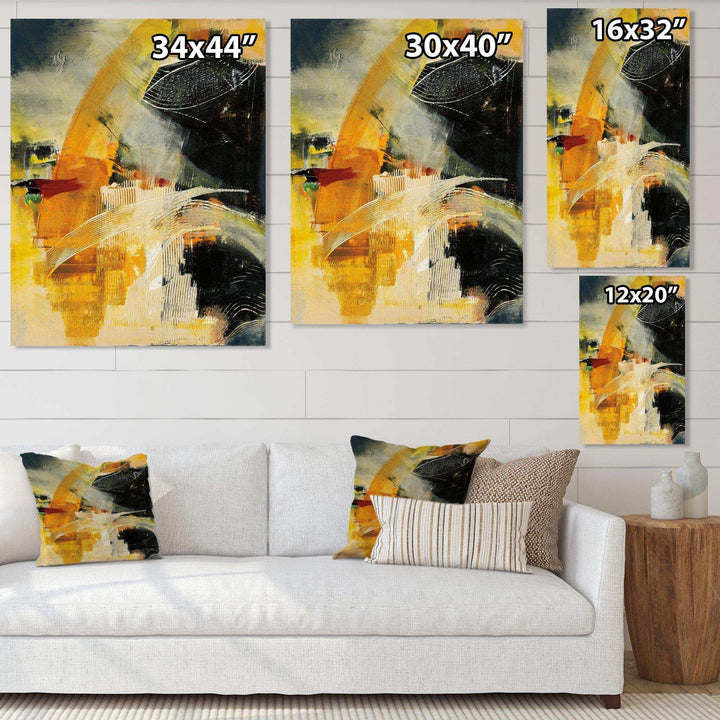 End of the Orange Rainbow II - Traditional Canvas Wall Art