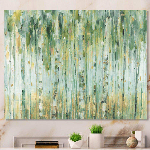 Golden Birch Forest V - Farmhouse Wall Art Prints