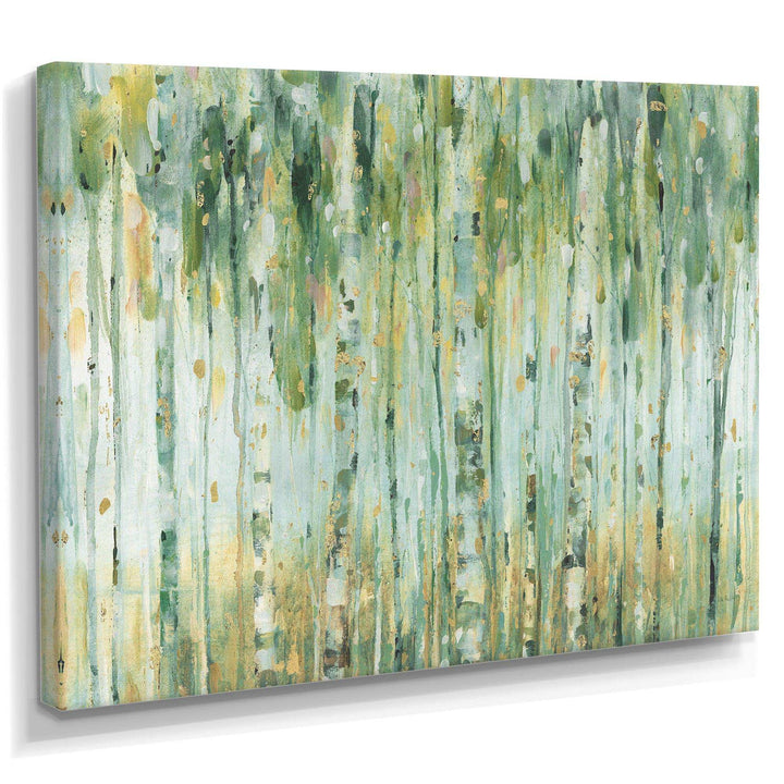 Golden Birch Forest V - Farmhouse Wall Art Prints
