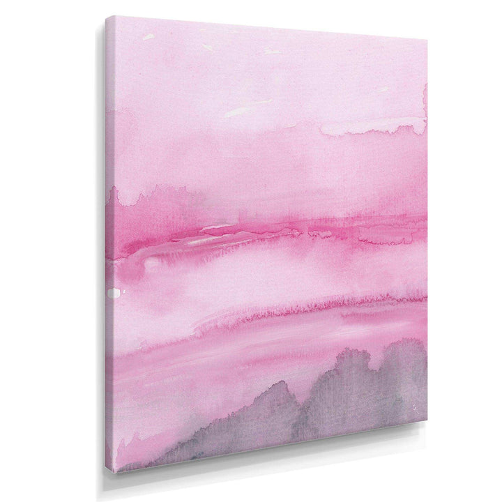 Pink Abstract Watercolor - Shabby Chic Wall Art Prints