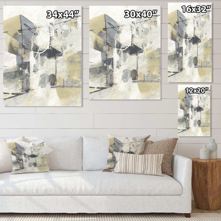 Glam Cream Dream IV - Modern Bedroom Wall Art