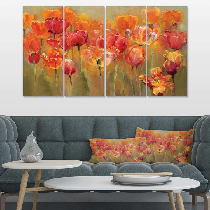 Red Tulips Multi-Panels