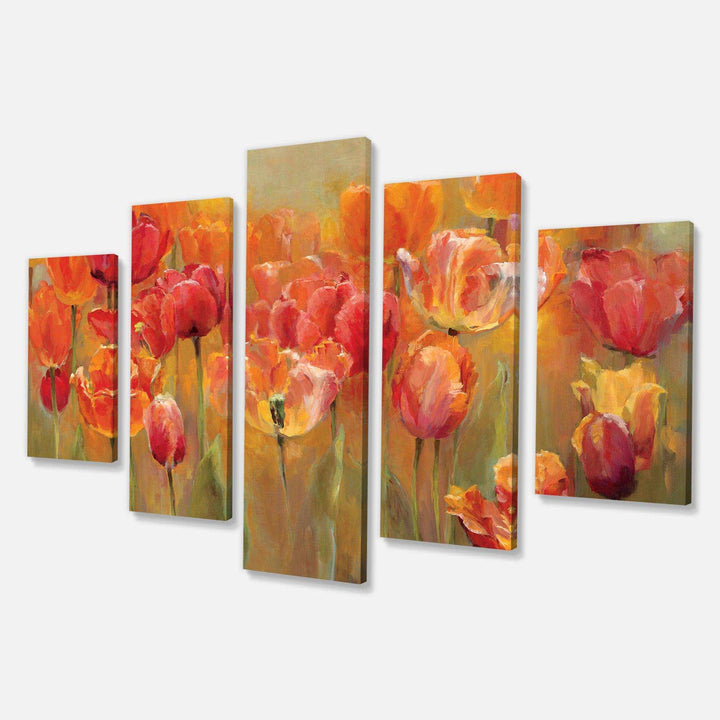 Red Tulips Multi-Panels