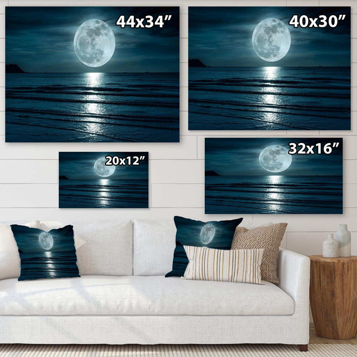 Super Moon Over The Sea I