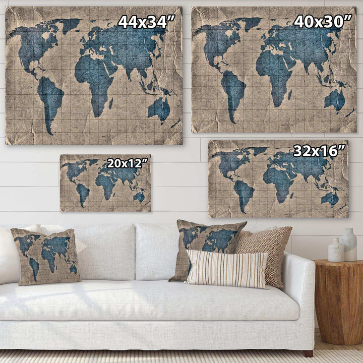 Ancient Map of The World I