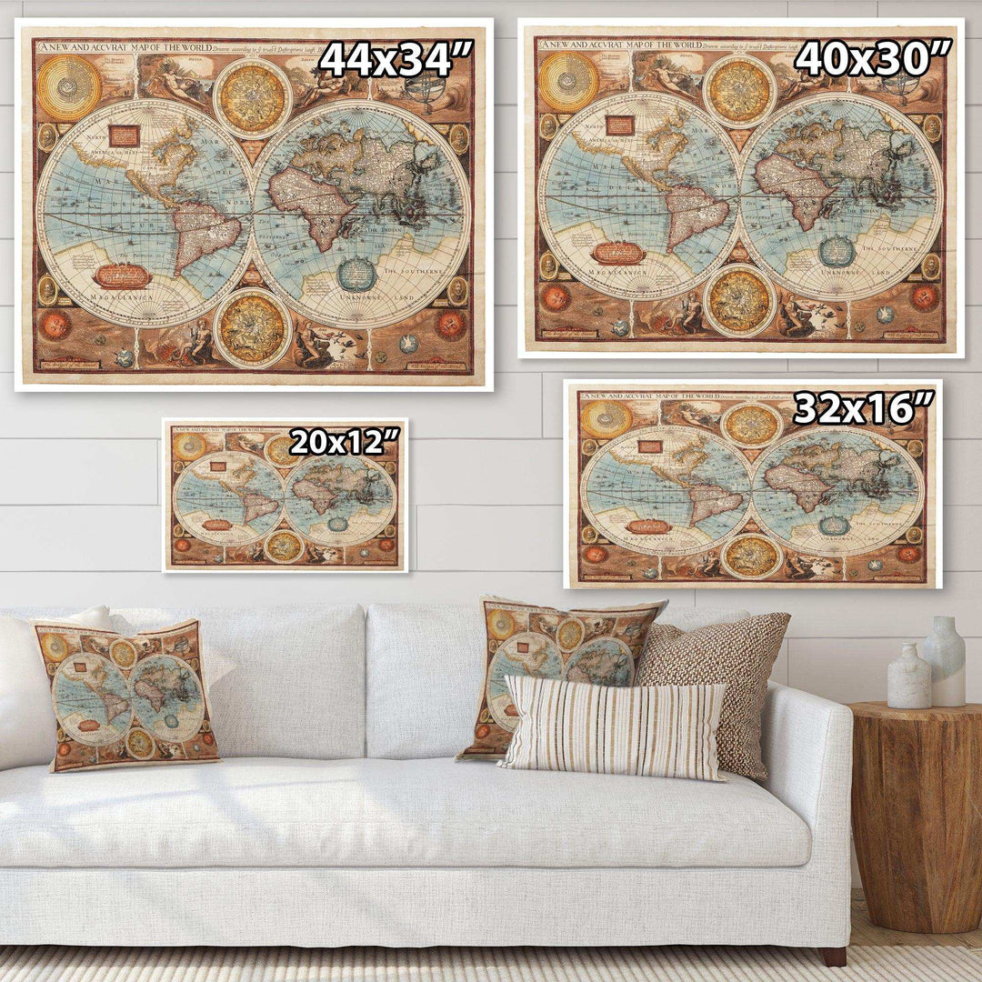 Ancient Map of The World VIII