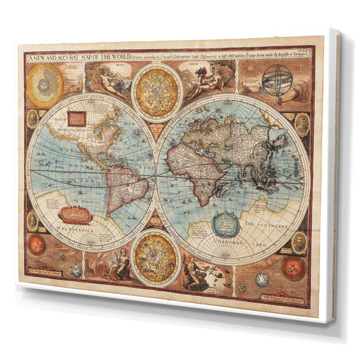 Ancient Map of The World VIII