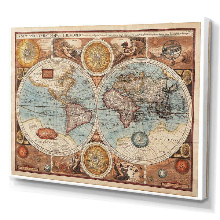Ancient Map of The World VIII