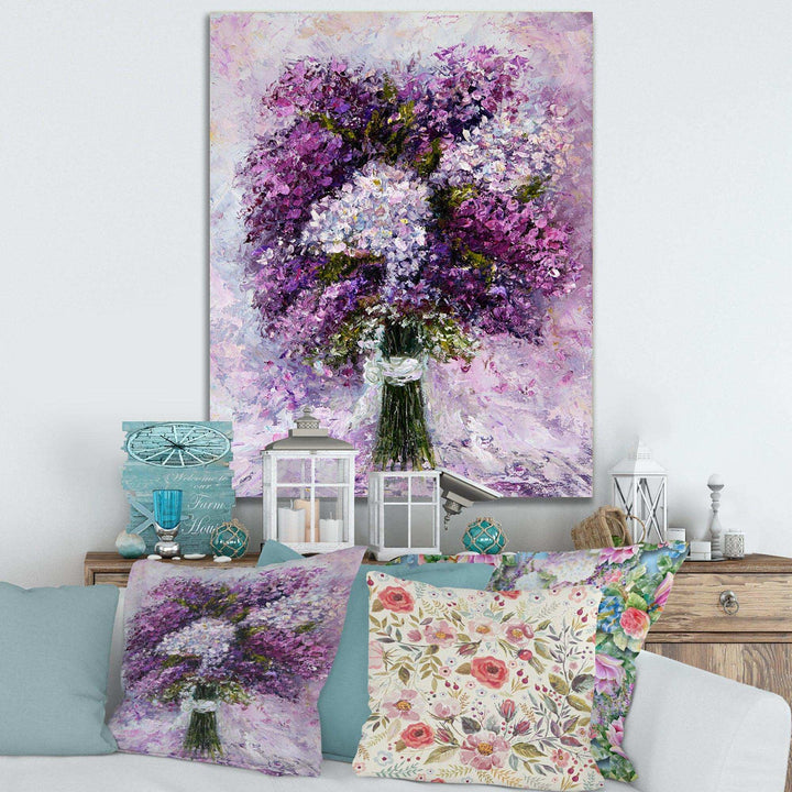 Purple Hyacinth Bouquet - Traditional Wall Art Prints