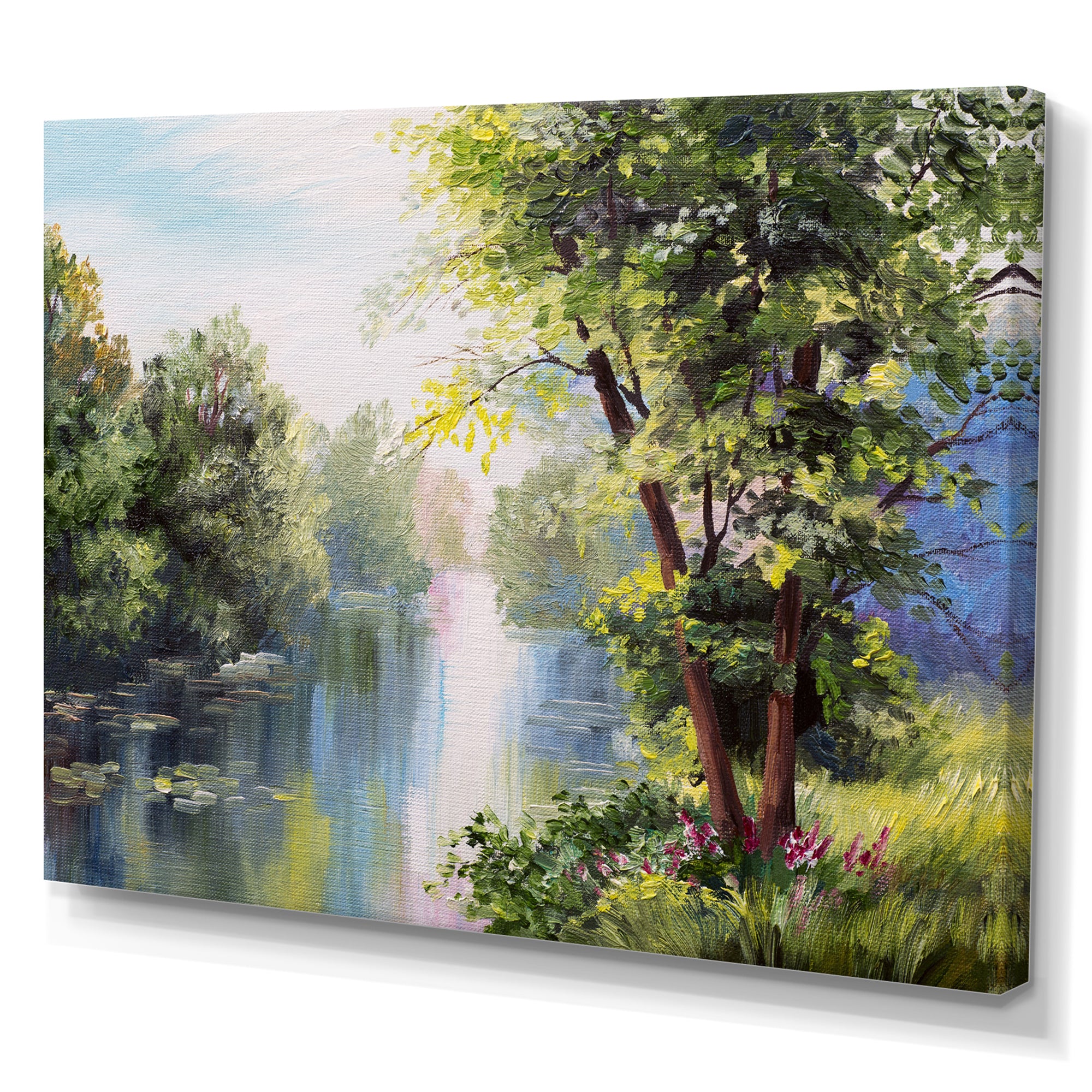 Landscape - Lake In The Forest Summer Day