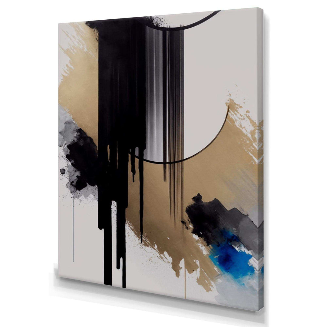 Blue Minimalist Abstract I - Modern Canvas Wall Art