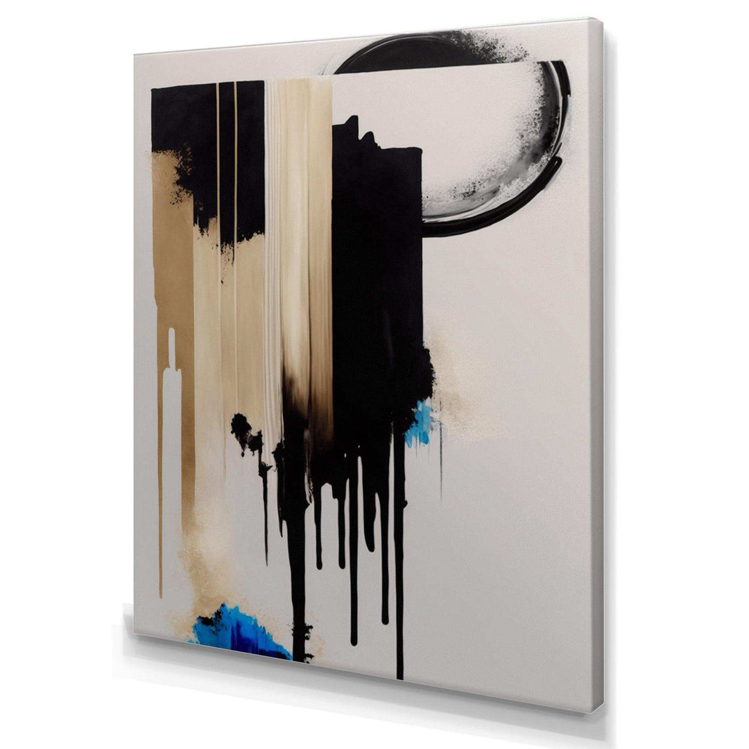 Blue Minimalist Abstract IV - Modern Bedroom Wall Art