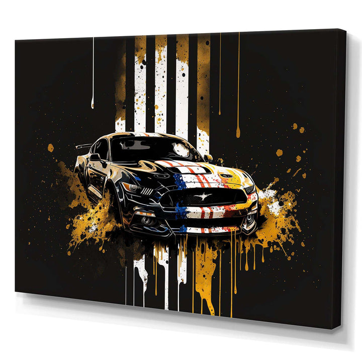 Black And Gold American Muscle I