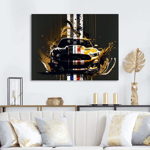 Black And Gold American Muscle II