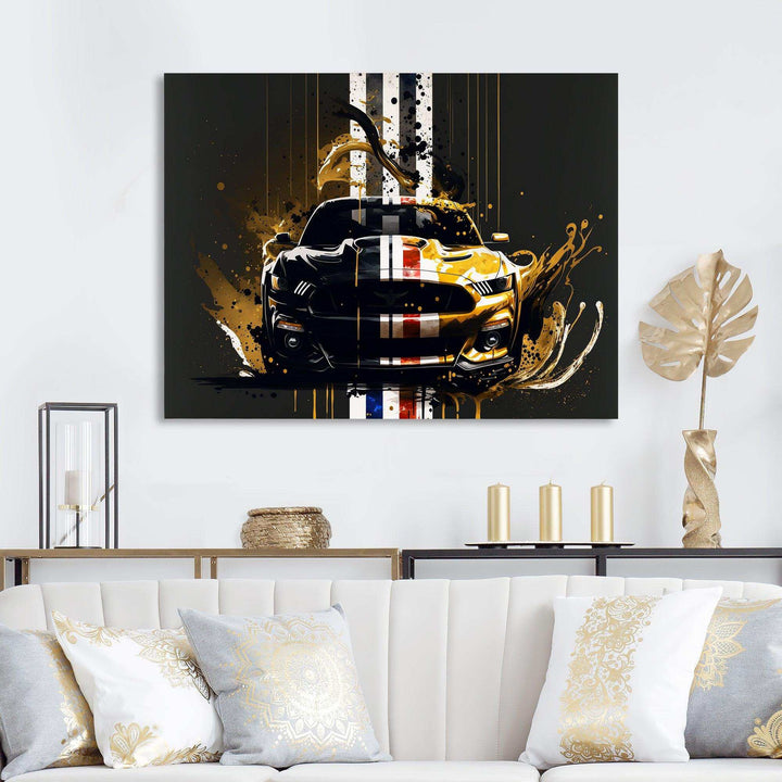 Black And Gold American Muscle II