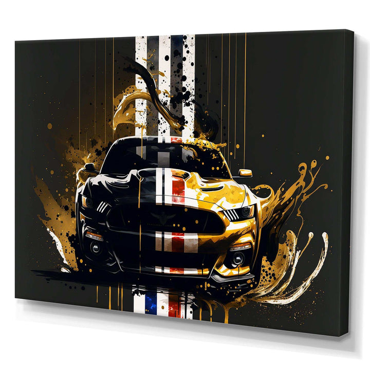Black And Gold American Muscle II
