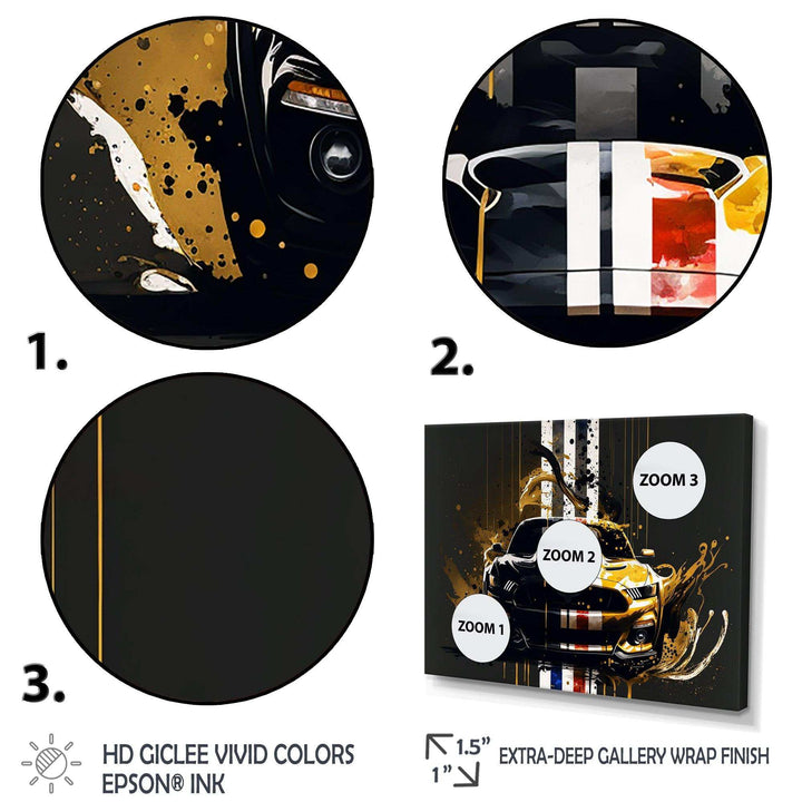 Black And Gold American Muscle II