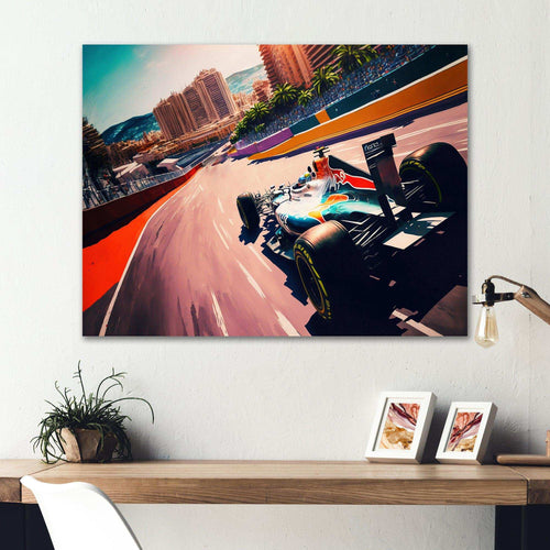 Racing car in Monaco GP III
