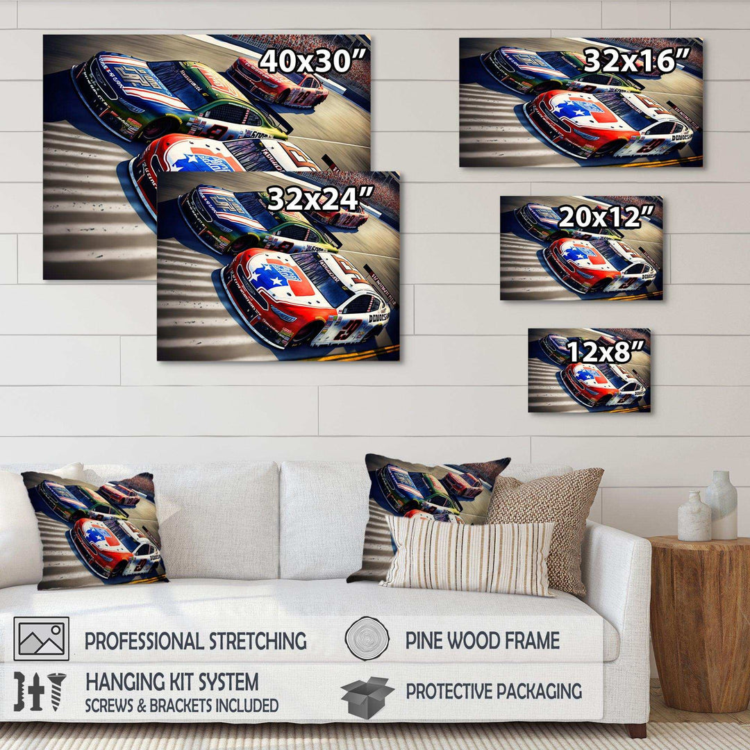 American Race Car Finishing Line