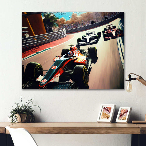 Racing car in Monaco GP I
