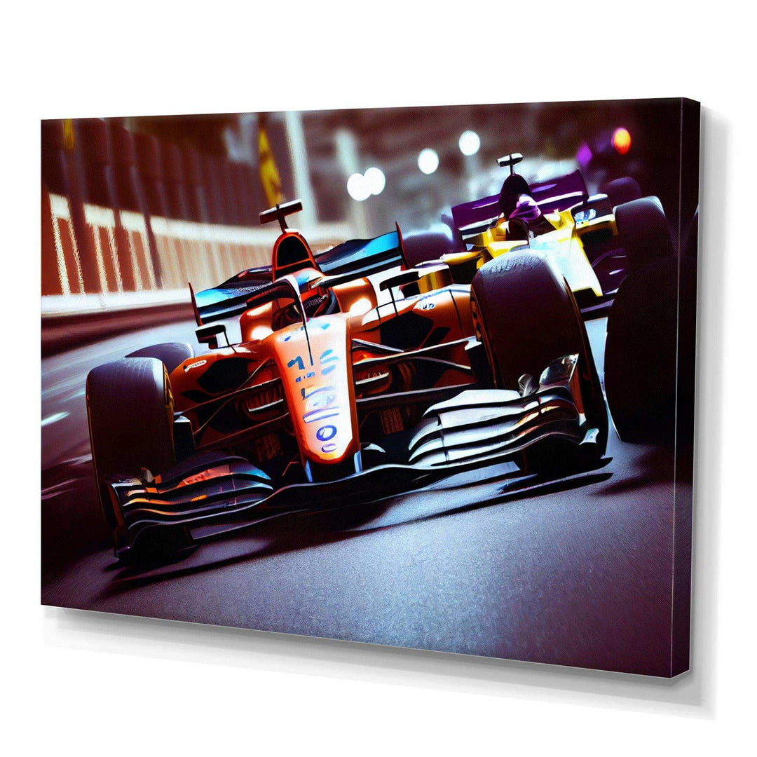 Racing car in Monaco GP II