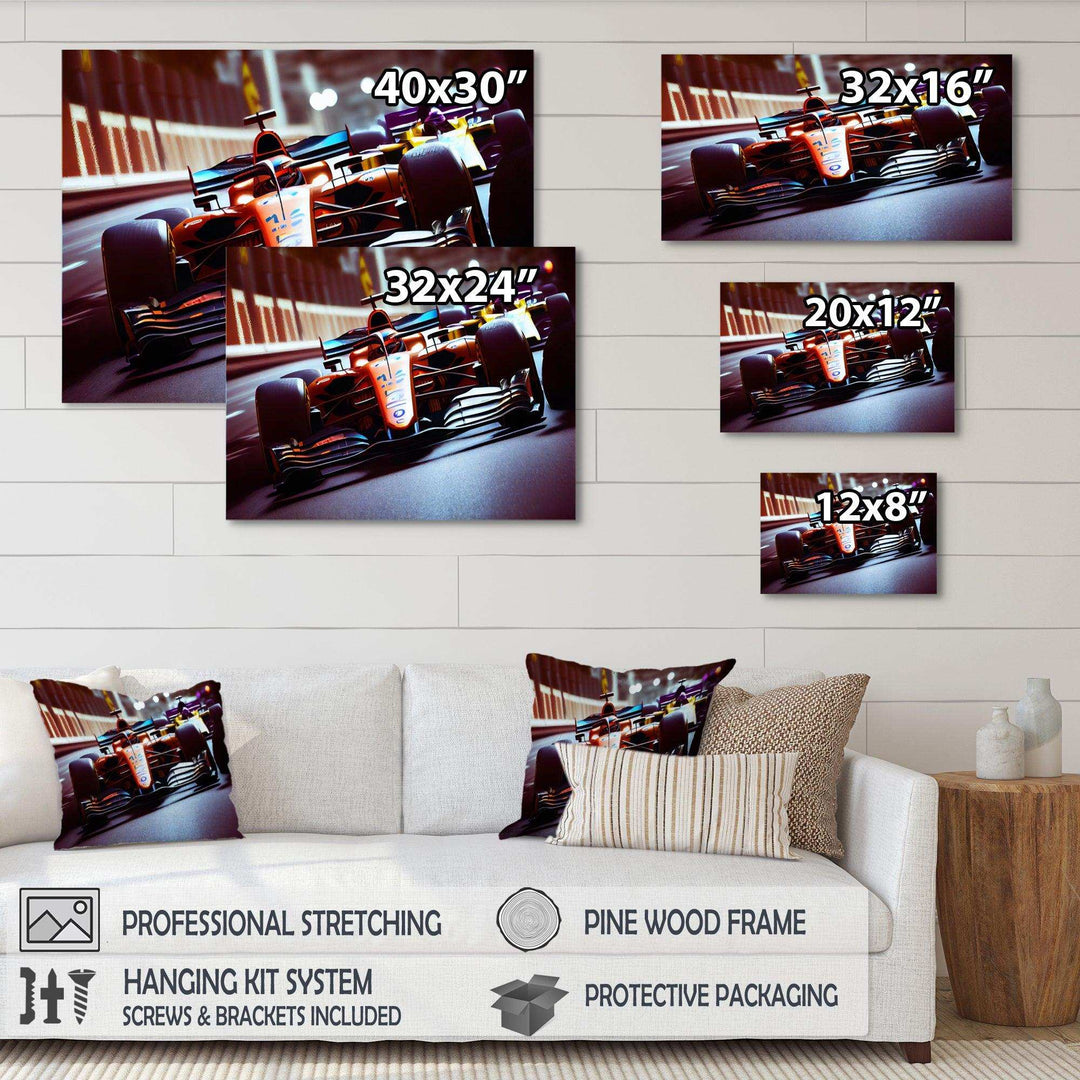 Racing car in Monaco GP II