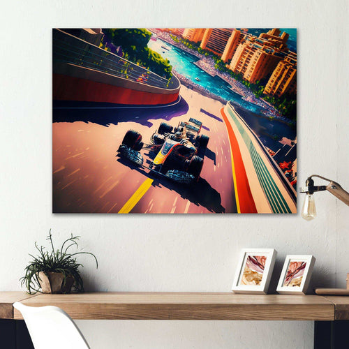 Racing car in Monaco GP IX
