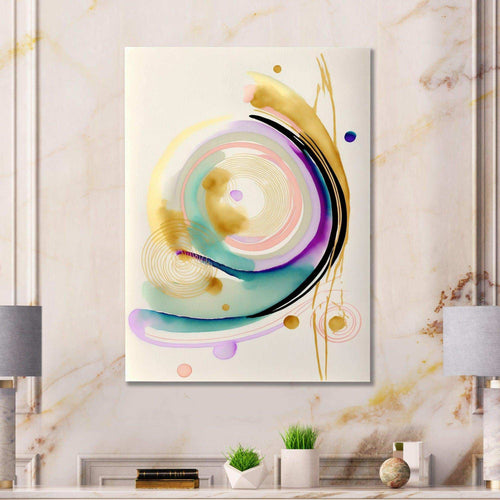 Modern Purple Hint Spiral  - Modern Wall Art Prints