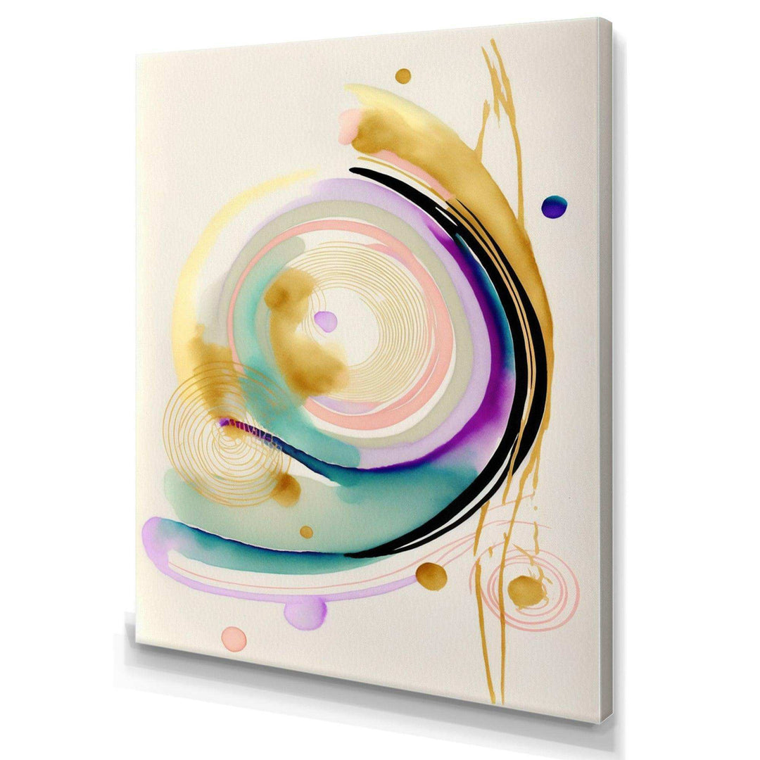 Modern Purple Hint Spiral  - Modern Wall Art Prints