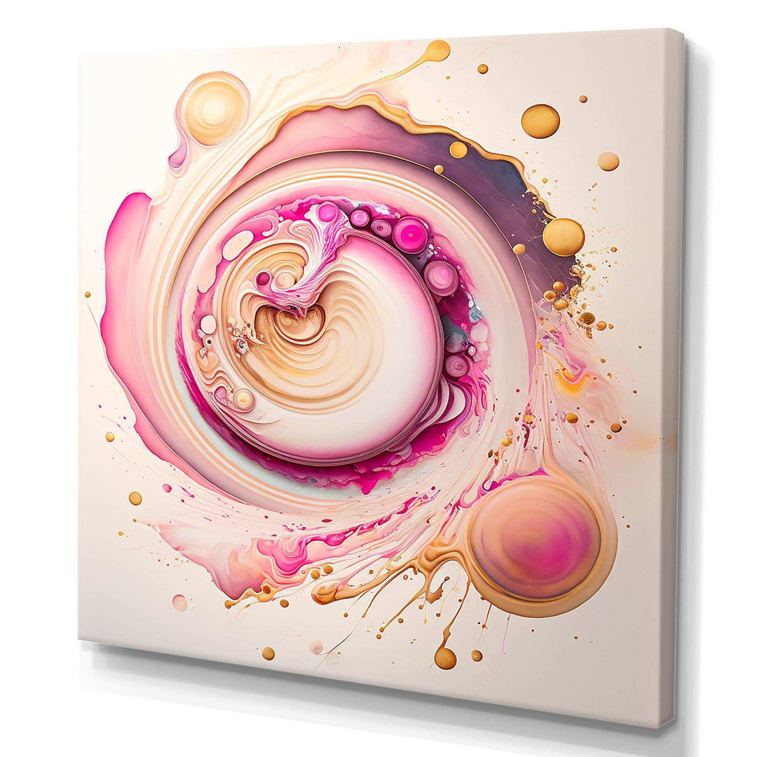 Pink Liquid Swirl  - Modern Wall Art Prints