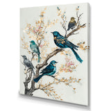 Multicolor Birds On Plum Blossoms Tree IX
