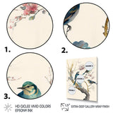 Multicolor Birds On Plum Blossoms Tree XII