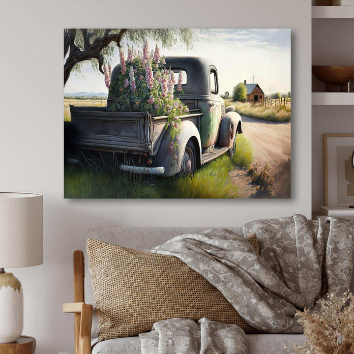 Barn Flower Delivery Truck VII
