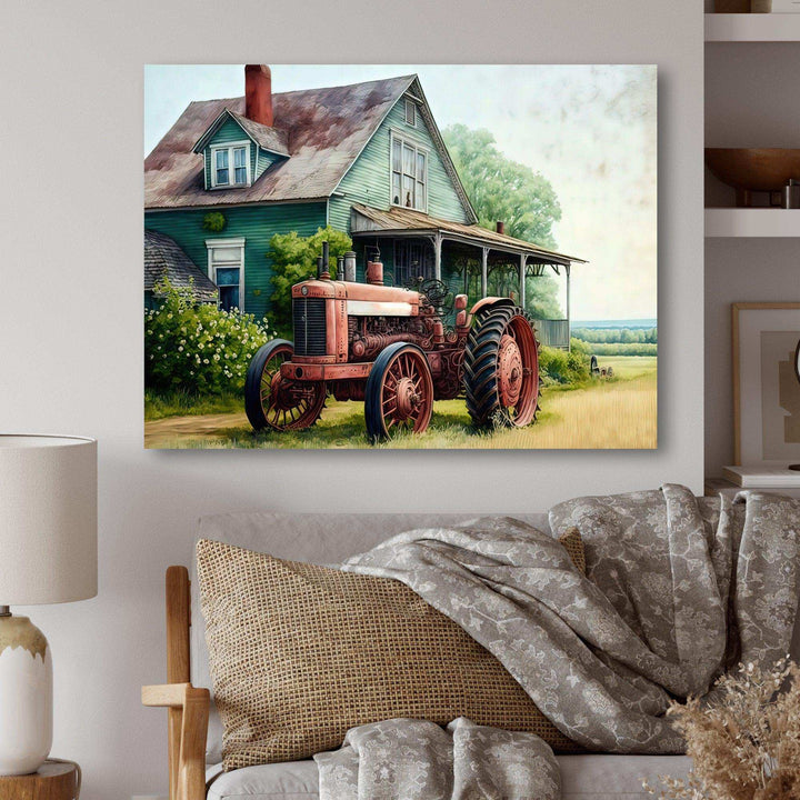 Tractor In Barn II