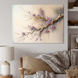 Pink And Plum Cherry Blossom Branch V