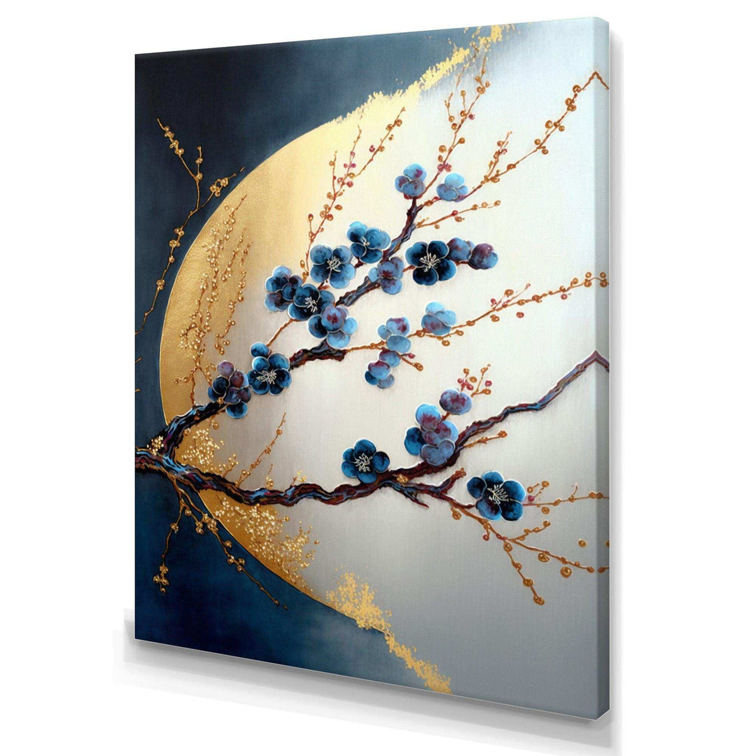 Blue Cherry Blossom Branch IV