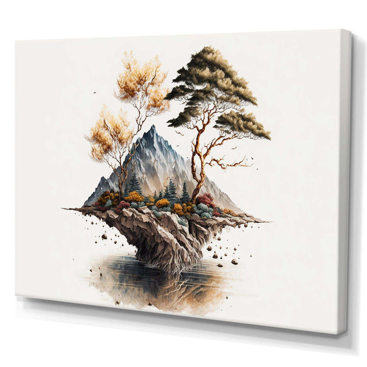Bonsai Tree On A Rock III