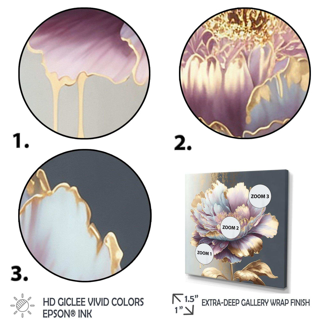 Purple Hue Single Flower II