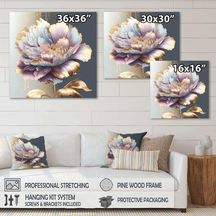 Purple Hue Single Flower II