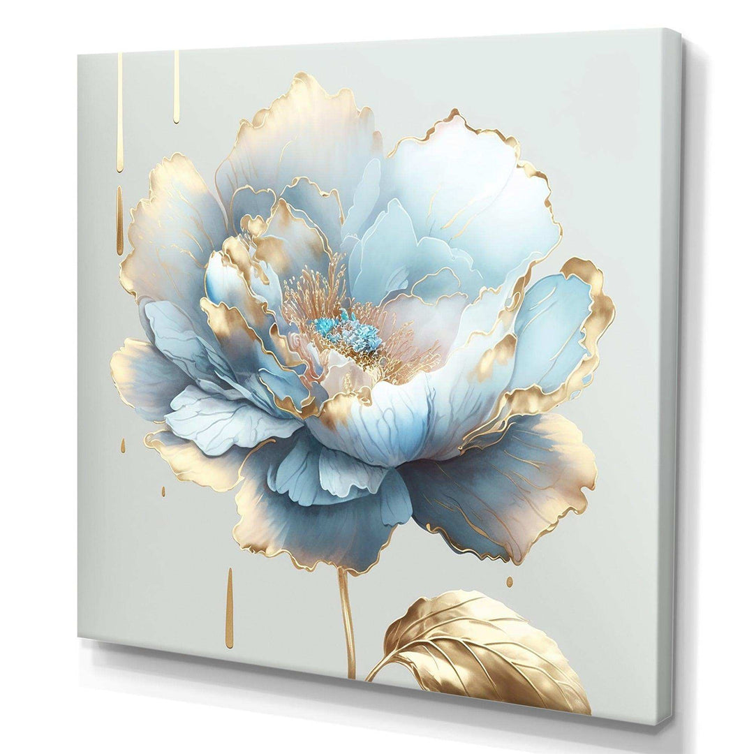 Chic Blue Blooming Flower II