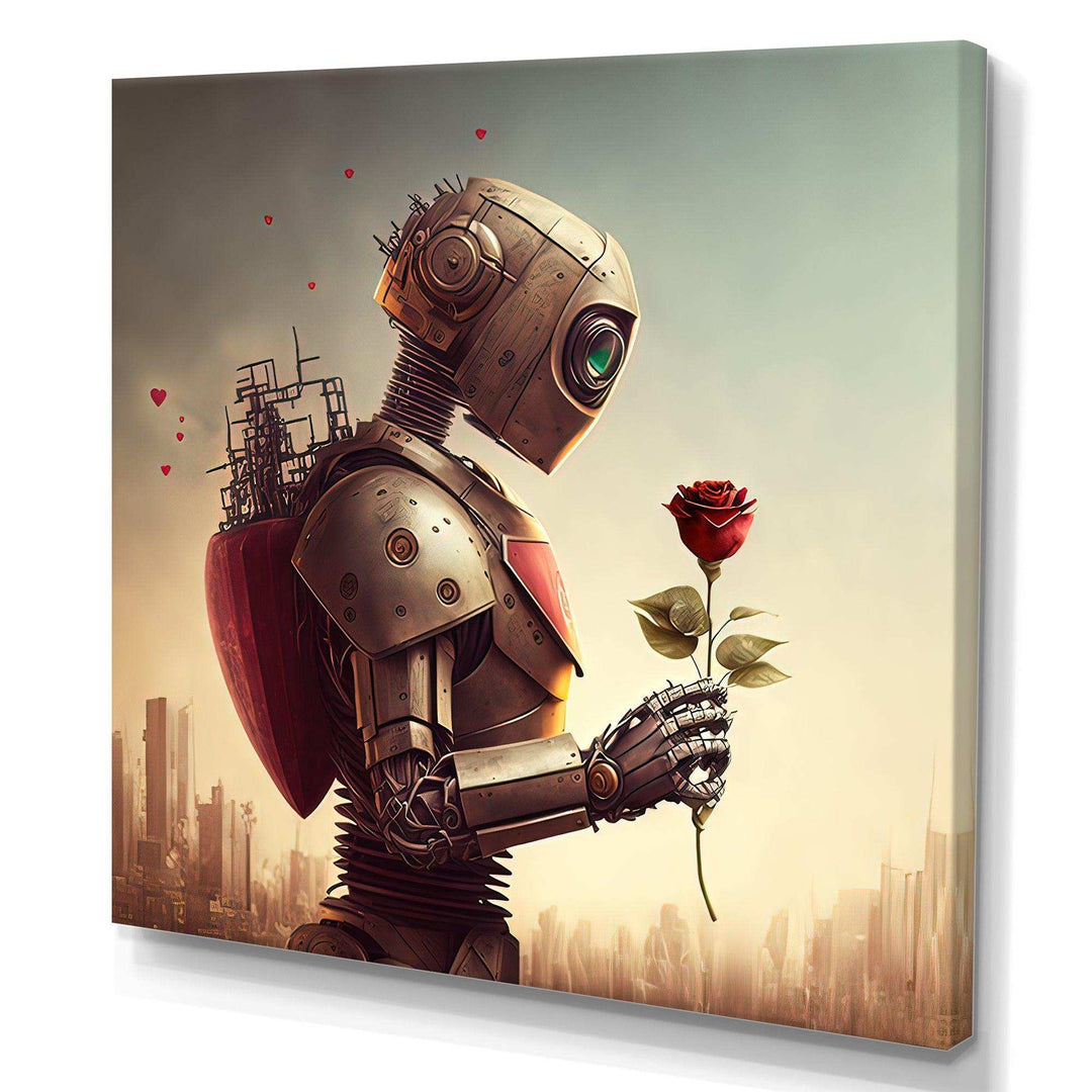 Robot In Love At Valentines Day I