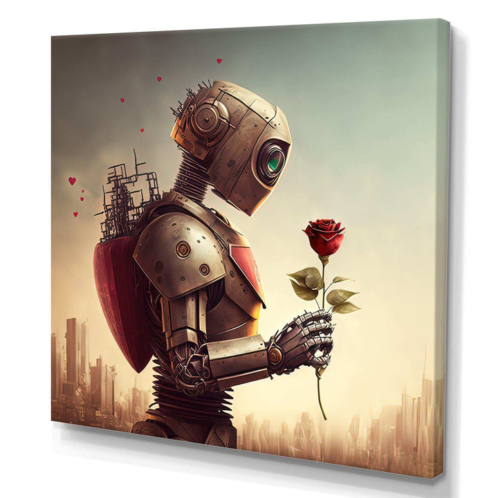 Robot In Love At Valentines Day I
